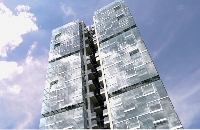 Bahcesehir Eco-Friendly Homes, Istanbul - Glass facade
