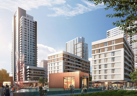 Istanbul City Centre Investment Apartments - several residential blocks