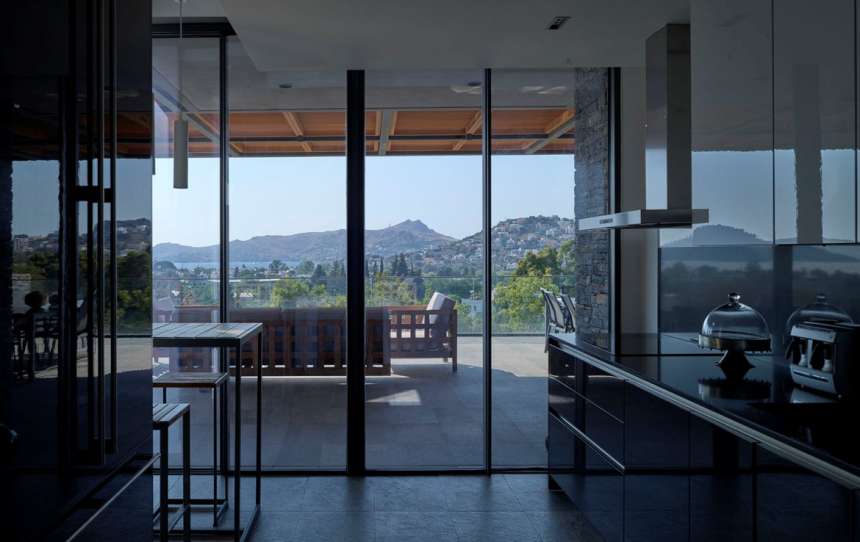 Idyllic Sea View Yalikavak Villas - Modern kitchen