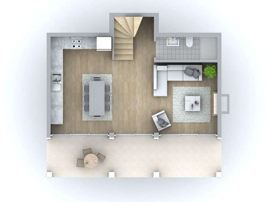 Private Ovacik Villa - Oludeniz Views - Floor plans