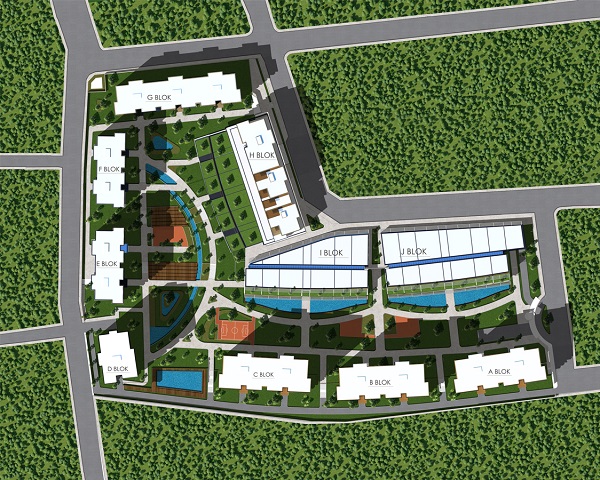 Key Ready Istanbul Apartments - Turkey - Site plan