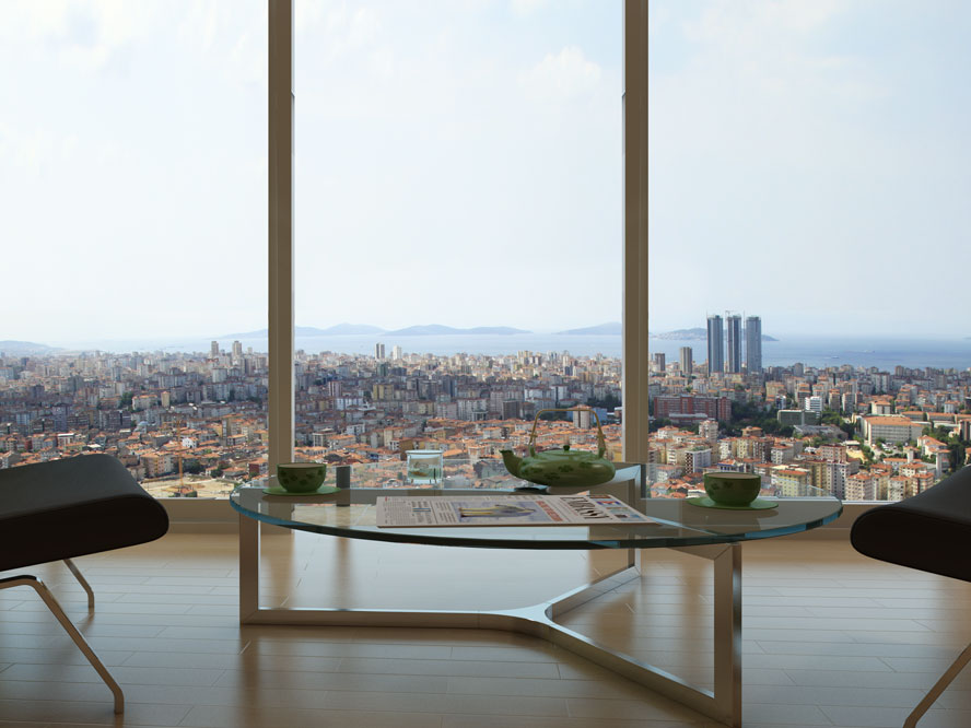Bosphorus View Istanbul Apartments - Kadikoy - Interior image and views