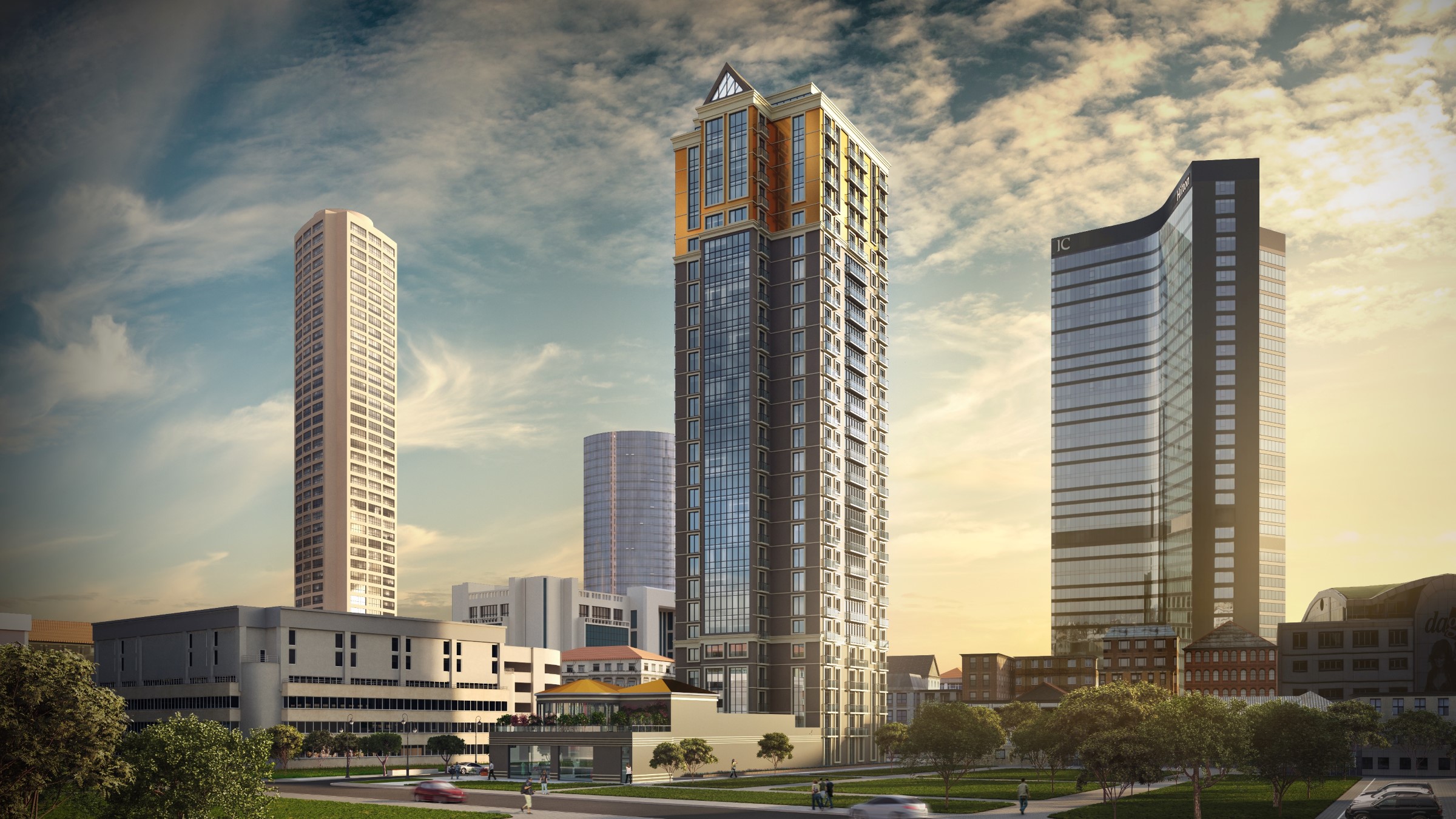 Turnkey Istanbul City Centre Apartments - Tower block