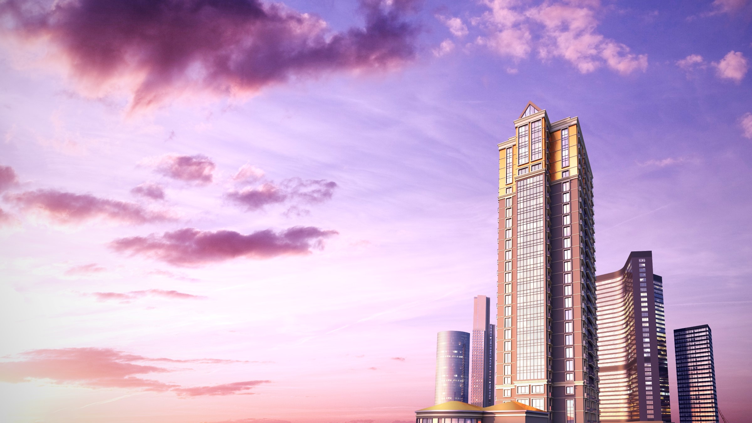 Turnkey Istanbul City Centre Apartments - 26 floors
