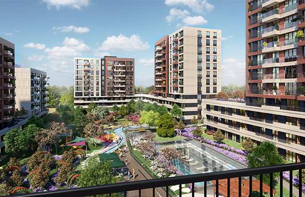 Ideal Investment Apartments In Istanbul - Complex view