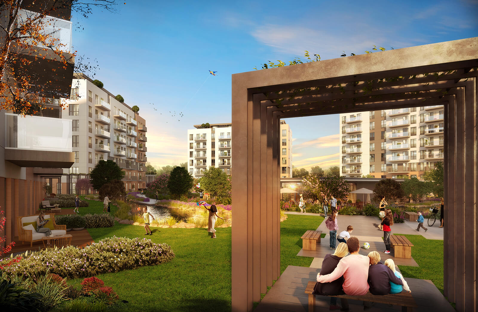 Off Plan Istanbul Apartments - Sultanbeyli - Quiet seating areas