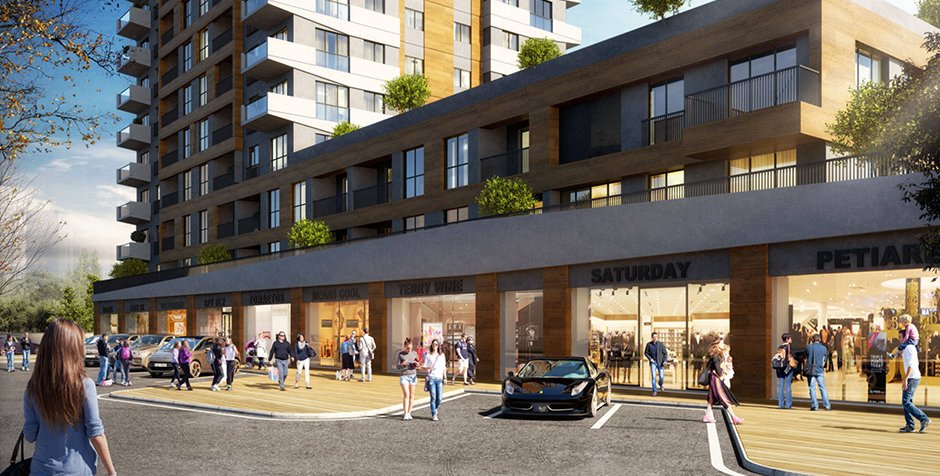Off-Plan Apartments - Umraniye, Istanbul - Shopping area