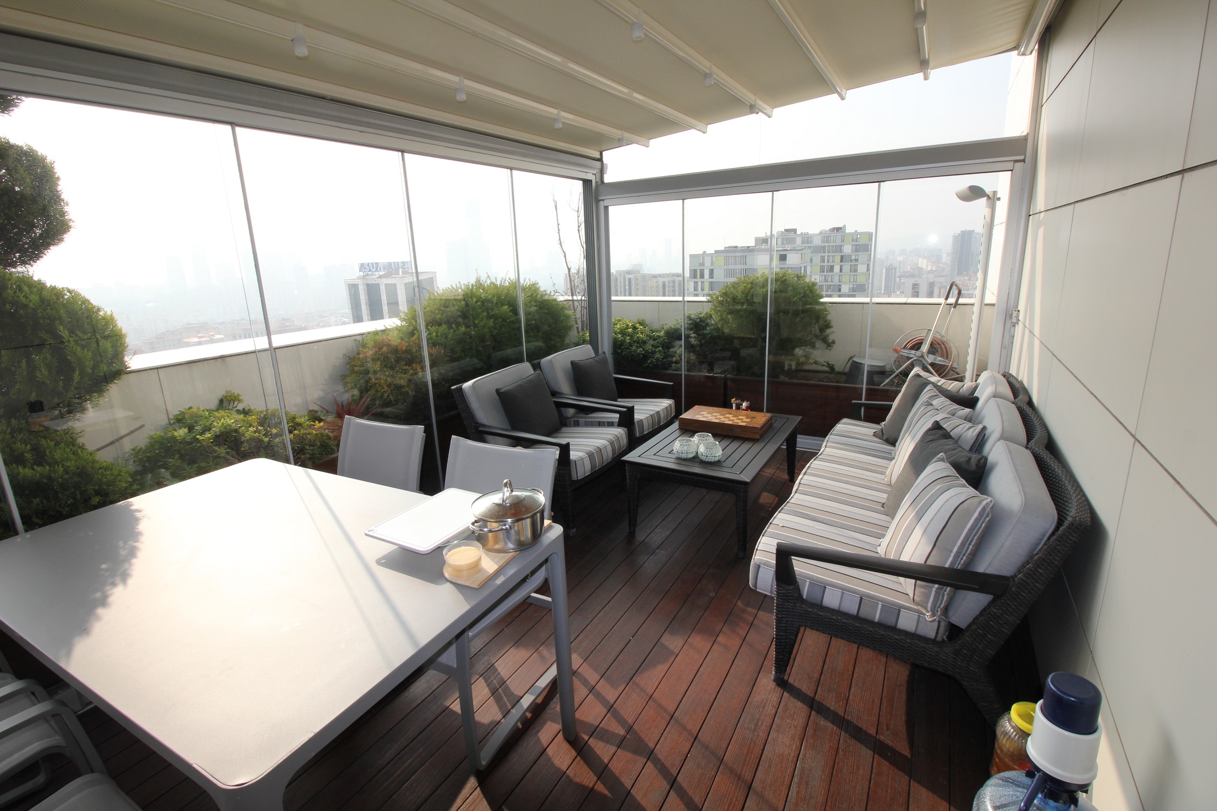 Exclusive Designer Istanbul Apartment For Sale - Enclosed balcony