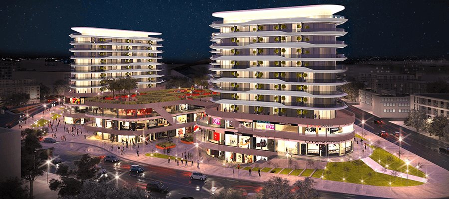 Newly Built Luxury Istanbul Apartments - Night time image