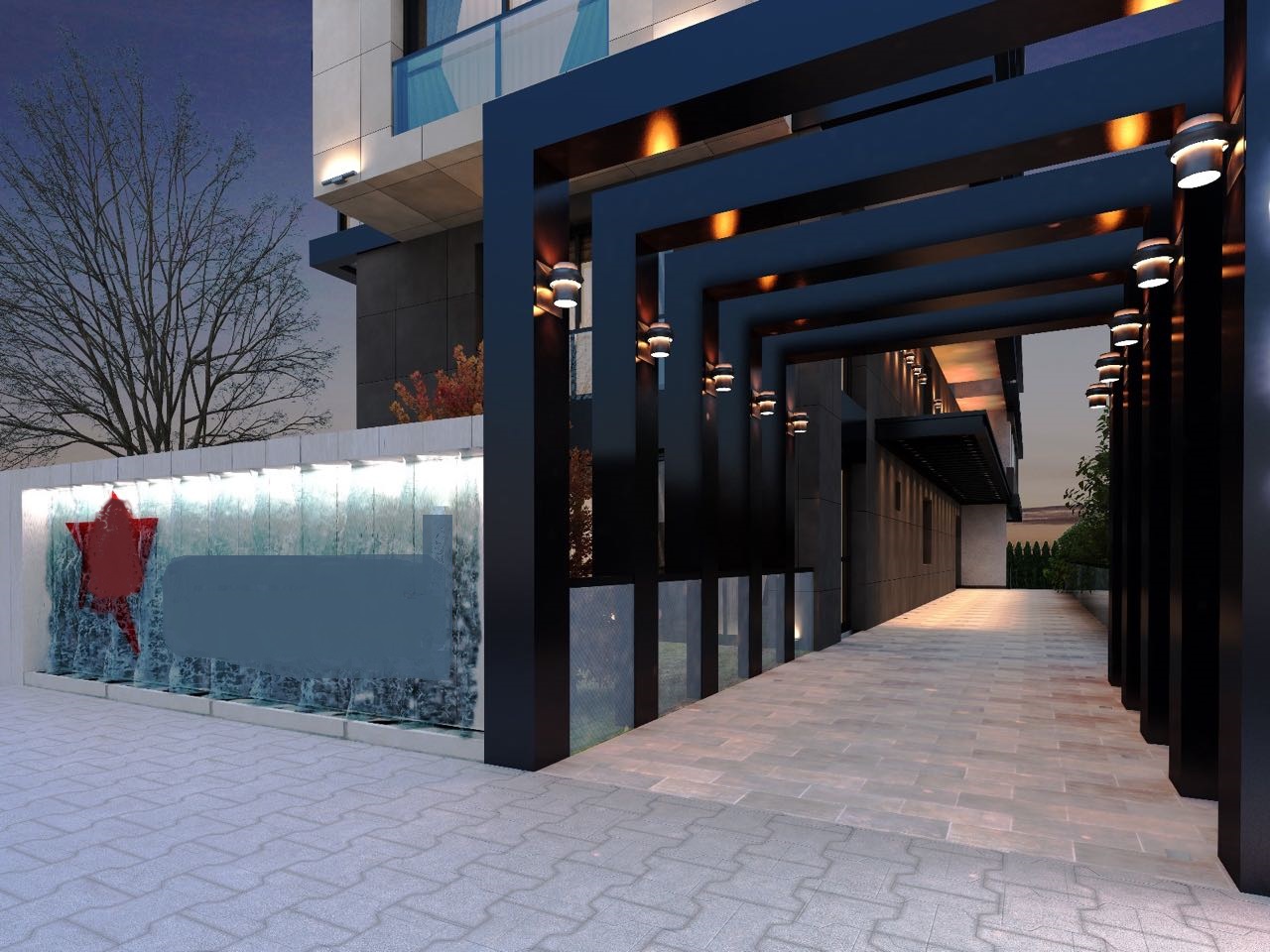 Sea View Apartment - Kadikoy, Istanbul - Complex entrance