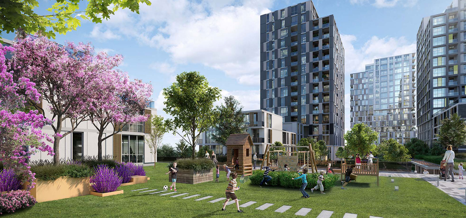 Modern Istanbul Apartments - Off-plan - Beautiful gardens