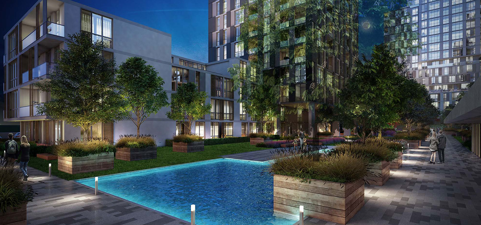 Modern Istanbul Apartments - Off-plan - Outdoor pool