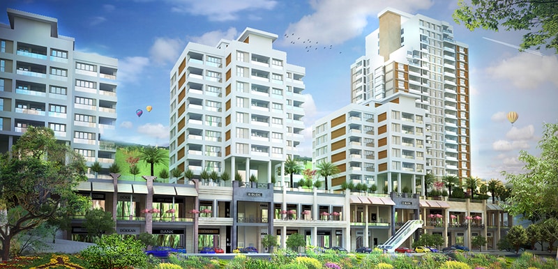 Istanbul apartments Surrounded By Nature - Complex view