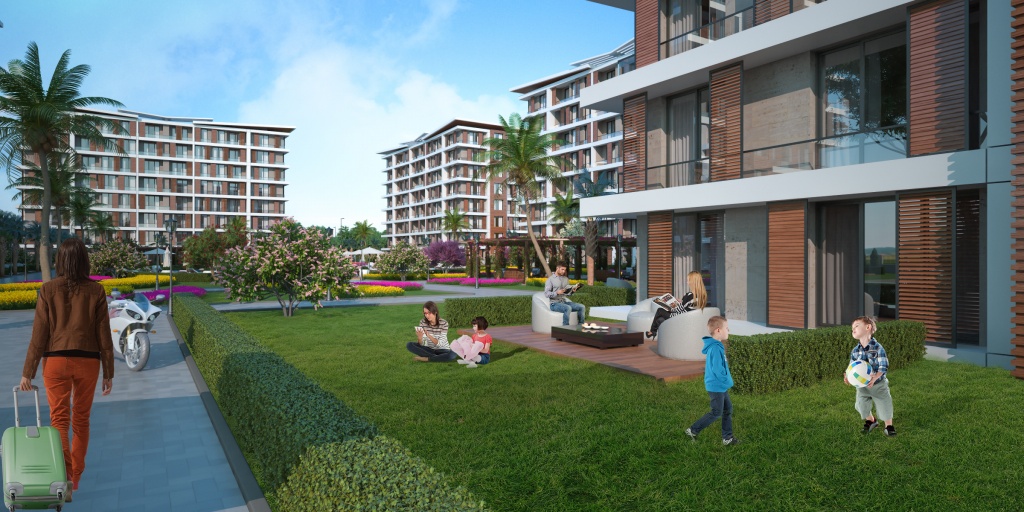Luxury Lifestyle Istanbul Apartments - Beylikduzu - Garden terraces