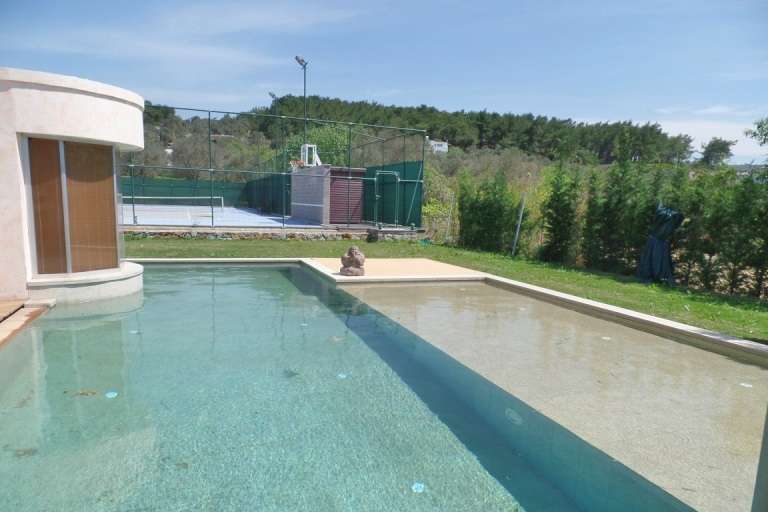 Luxury Secluded Villa In Torba, Bodrum - Private pool and tennis courts