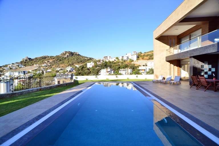 Luxury Sea View Villa - Yalikavak - Pool and terrace
