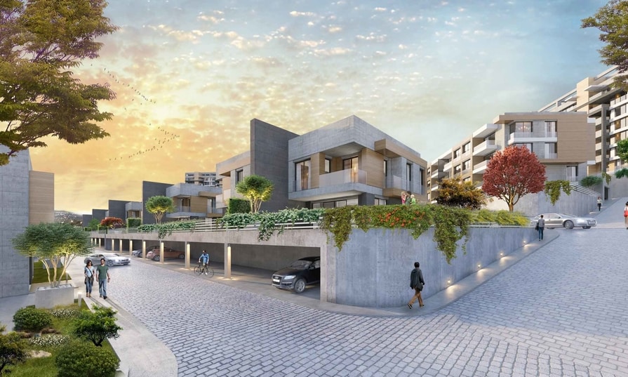 Luxury Nature Setting Villas - Istanbul - Private parking areas