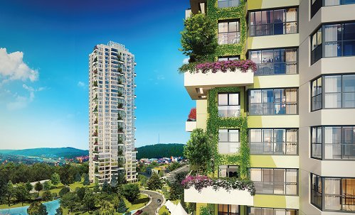 Modern Nature Apartments - Istanbul Asia - Garden balconies
