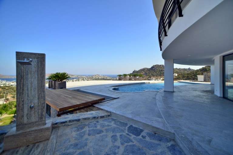 Exclusive Yalikavak Contemporary Villa - Sea Views - Pool and outdoor shower