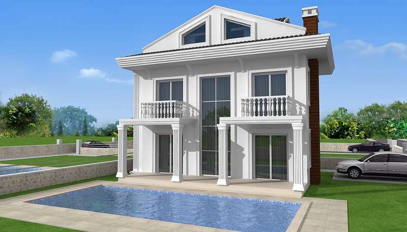 Calis Beach Modern Off-Plan Villas - Private swimming pools