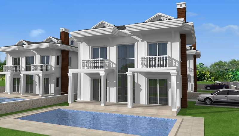 Calis Beach Modern Off-Plan Villas - Modern design