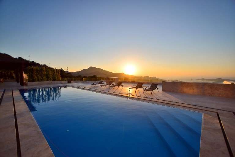 Exclusive Sea View Villa - Yalikavak - Infinity pool with sea and sunset views