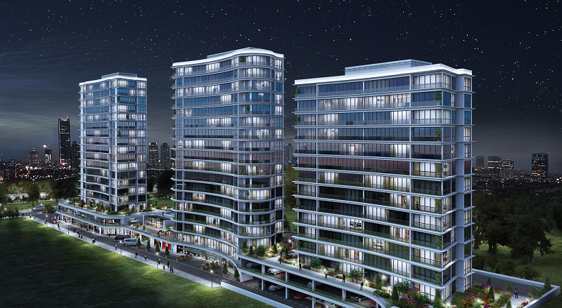 Luxury Istanbul Apartments - Basin Express - three towers