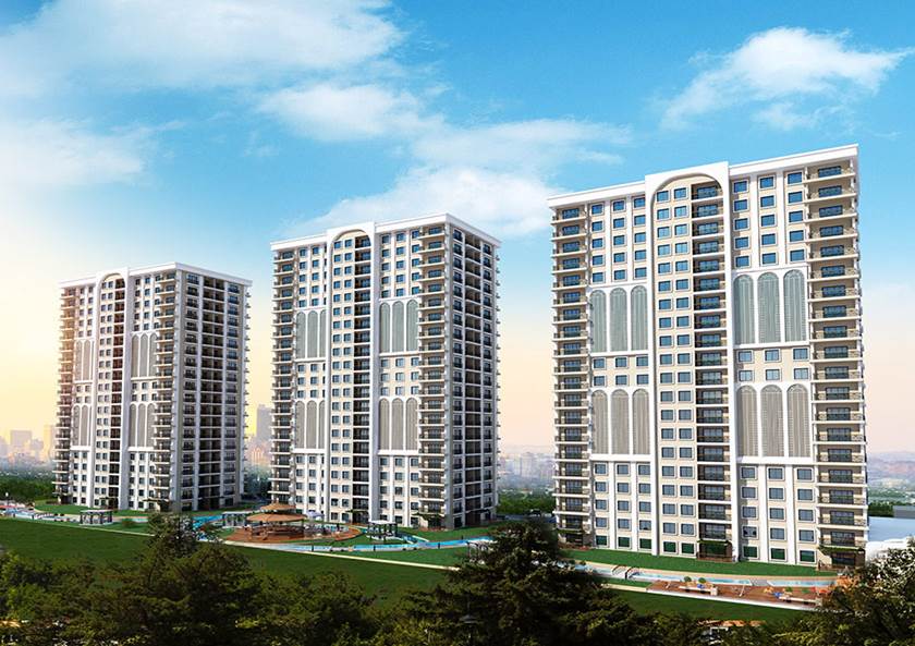 ideally Located Istanbul Apartments - Esenyurt - 3 residential towers