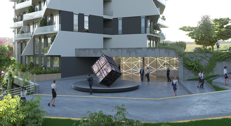 Home Office Apartments in Istanbul - Entrance to complex