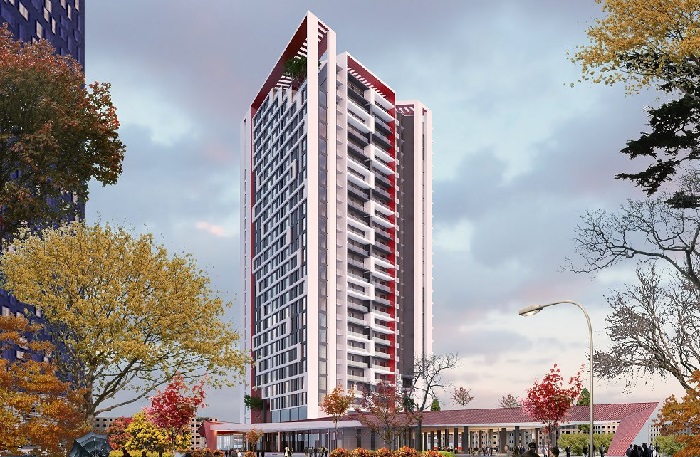 Off-plan Luxury Istanbul Apartments - One 25-storey block
