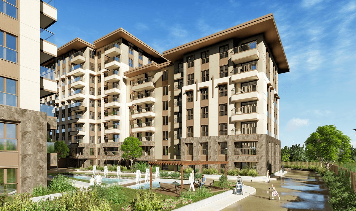 Central Istanbul Sea View Apartments - Landscaping and water feartures