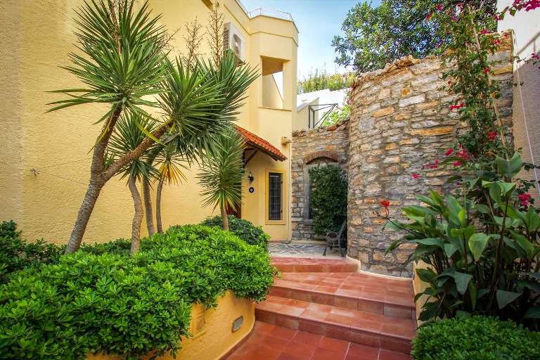 Luxury Villa Bodrum Town Centre - Courtyard aras