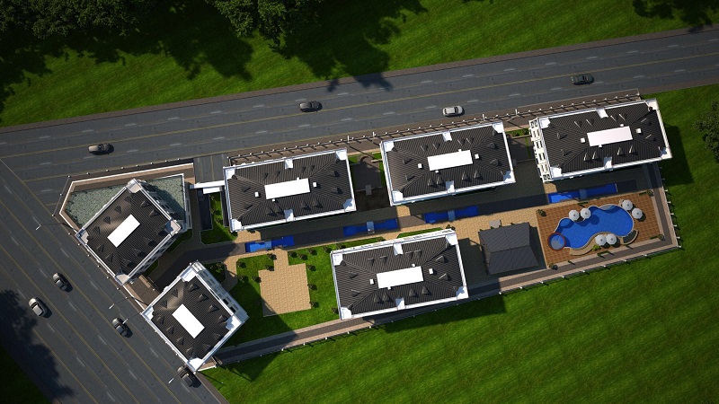 Beylikduzu Apartments - Near The Sea - Site plan