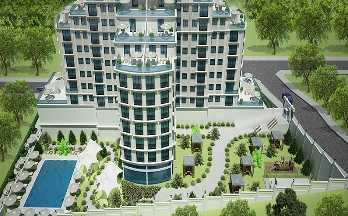 Modern Esenyurt Apartments - Off-Plan - Lots of green space