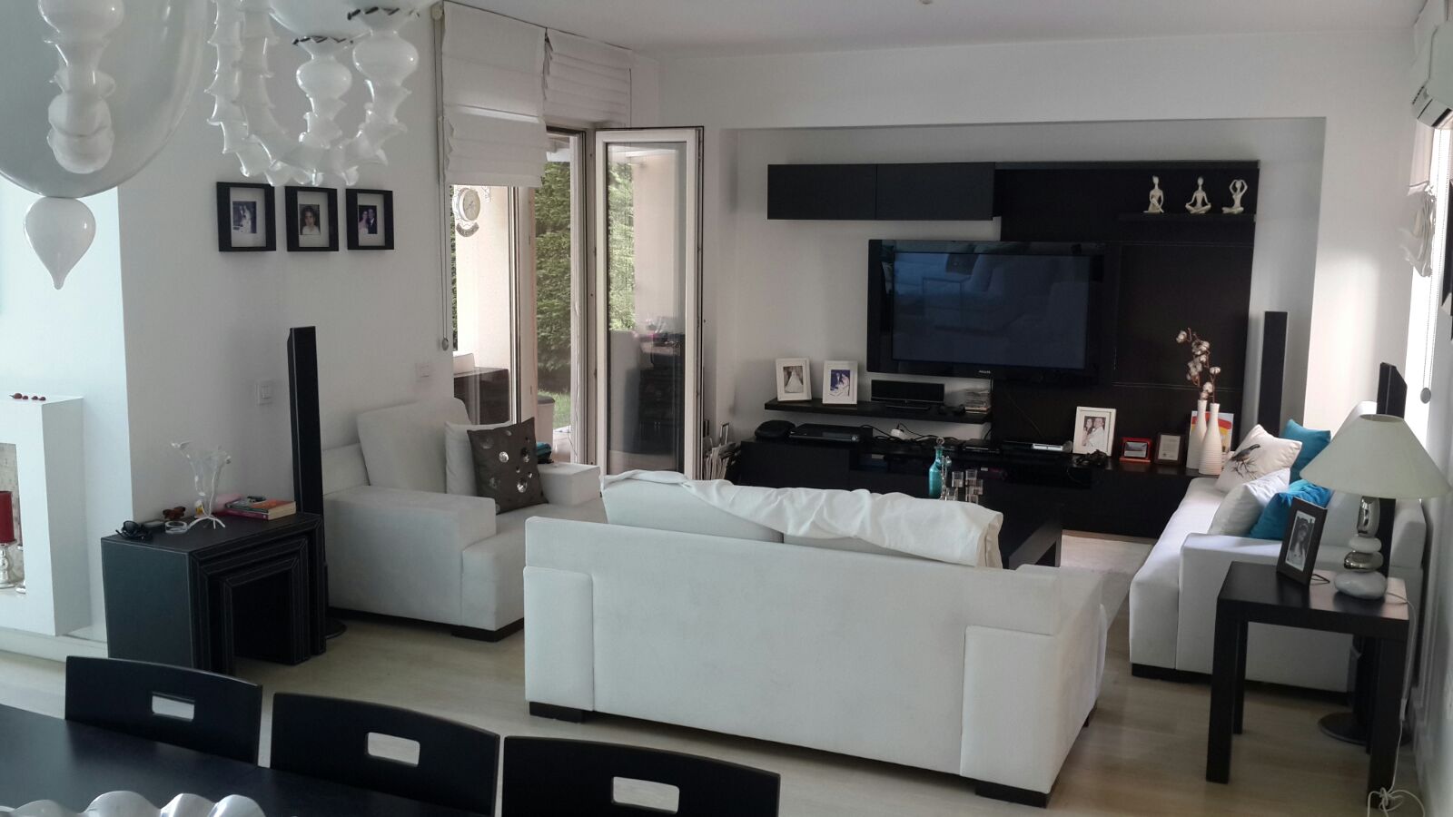 Living Area of Luxury Istanbul Home with Swimming Pool