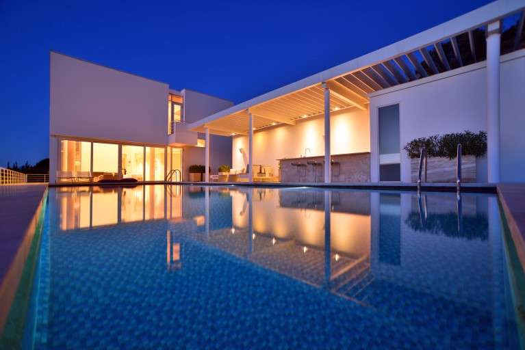 Designer Sea View Yalikavak Villa - Large terraces and pool