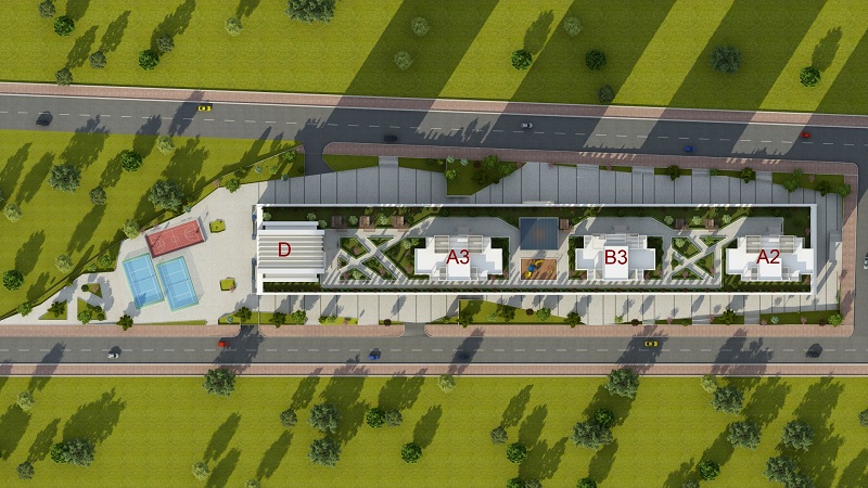 Luxury Lifestyle Apartments - Bahcesehir, Istanbul - Phase one site plan