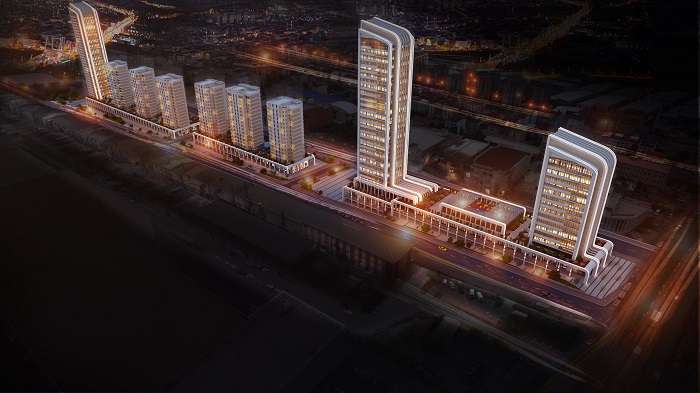 Luxury Bahcesehir Apartments - Istanbul - Evening complex image