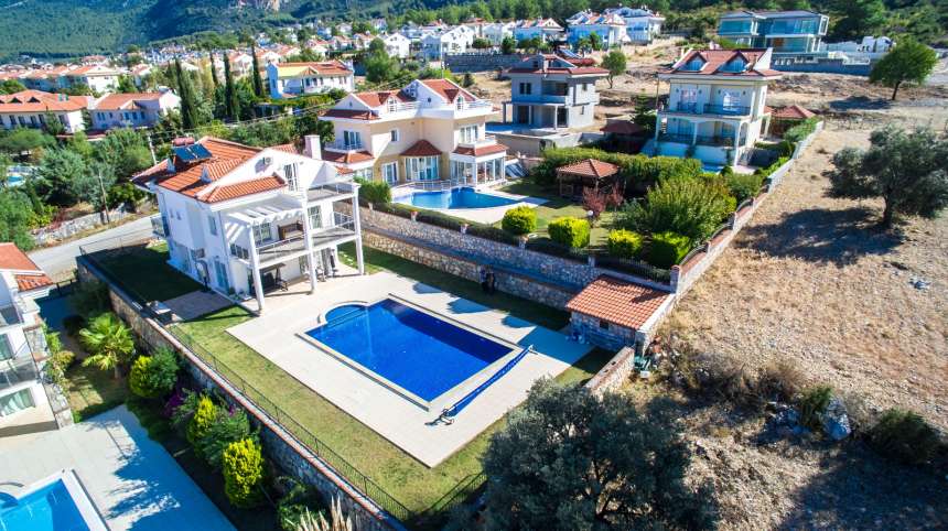 Sea & Nature View Villa - Ovacik - Aerial shot
