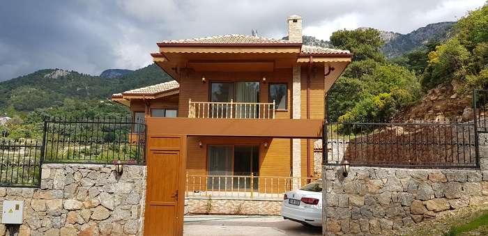 Sea View Stone Villa - Faralya - Private parking and gardens