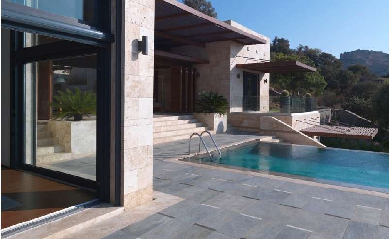 Panoramic Sea View Yalikavak Villa - Pool terraces