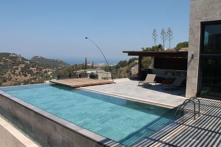 Panoramic Sea View Yalikavak Villa - Double edges infinity pool