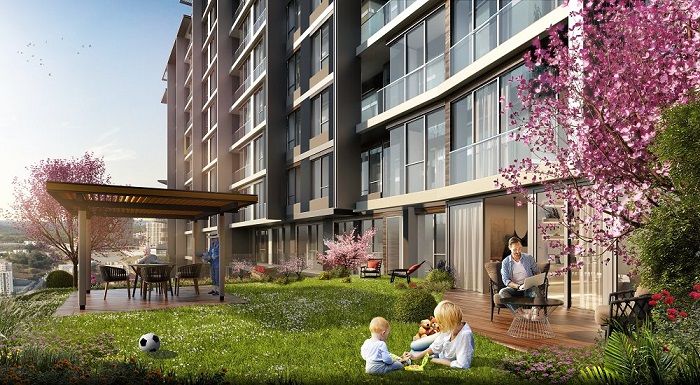 Off-Plan Istanbul Apartments - Smart Home - Garden terrace options
