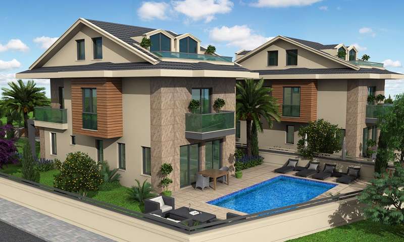 Luxury Off-Plan Villas - Gocek - Detached 5 bedroom villas