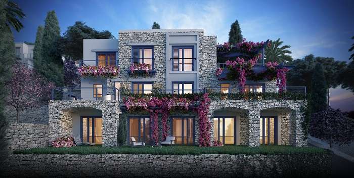 Luxury Yalikavak Apartments - Banyan Tree - New traditional design