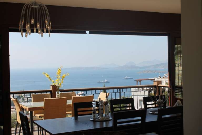Bodrum castle view villa
