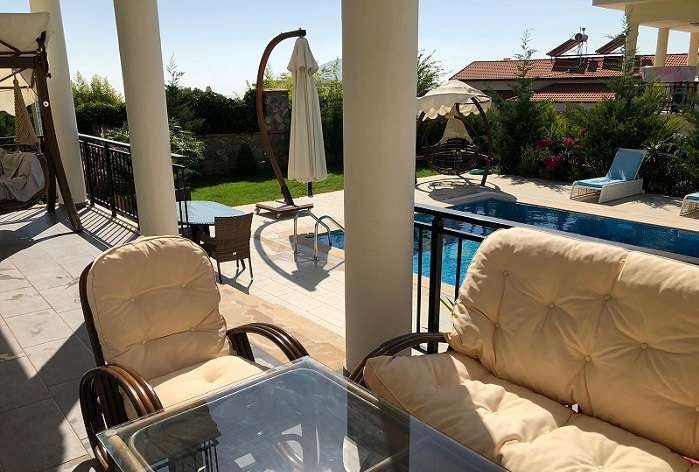 Luxury 4-Bed Villa In Ovacik - Ample outdoor living space