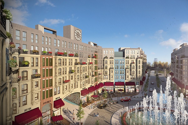 Ideal Istanbul Investment Apartments - Off-Plan - Town square shopping street