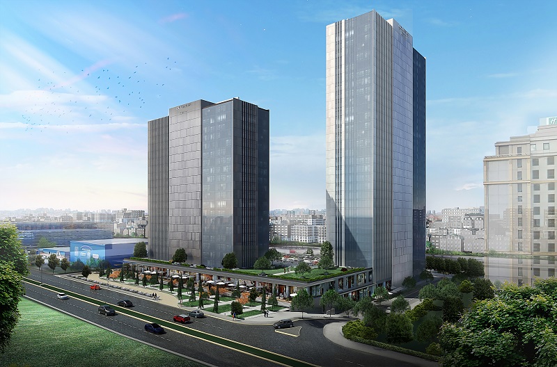 Luxury Istanbul Apartments - Basin Express - Two residential towers