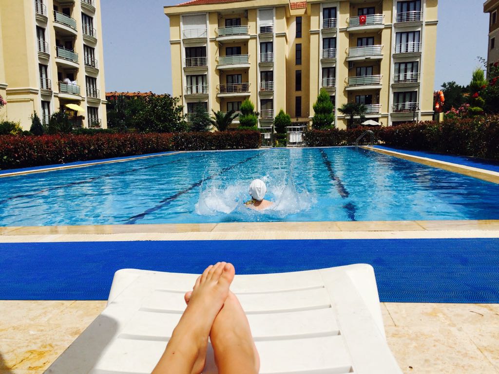 Nature View Apartment - Istanbul Asian - Communal swimming pool